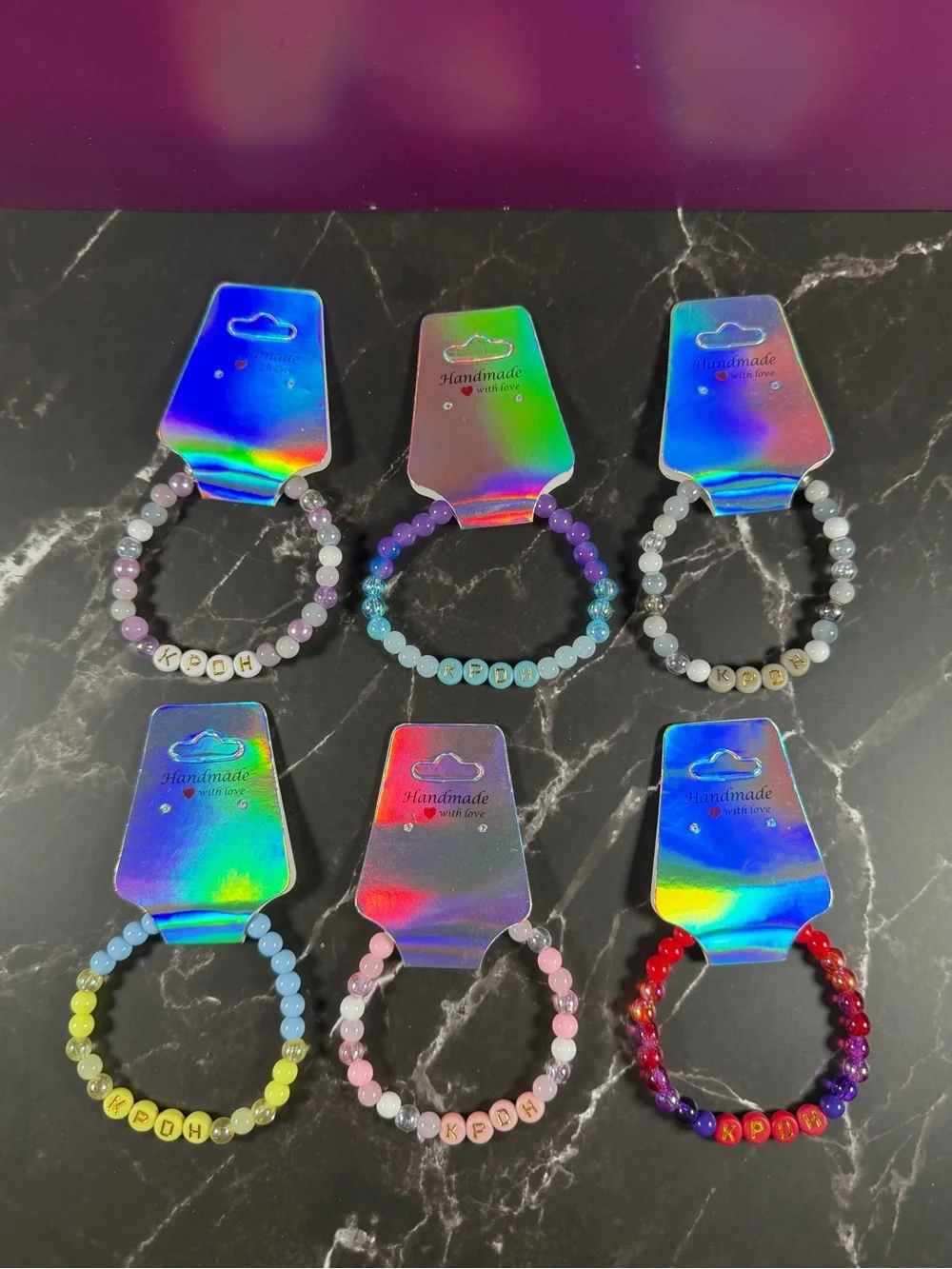K-Pop Demon Hunters (KPDH) Beaded Bracelets | Party Favors 24pc